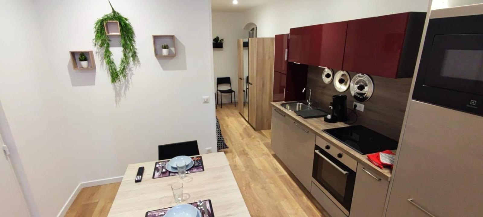 Appartements - Halles Brauhauban 塔布 外观 照片
